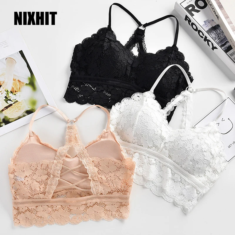 Женский кружевной бюстгальтер с чашками пуш-ап и открытой спиной
Женский кружевной бюстгальтер с чашками пуш-ап и открытой спиной