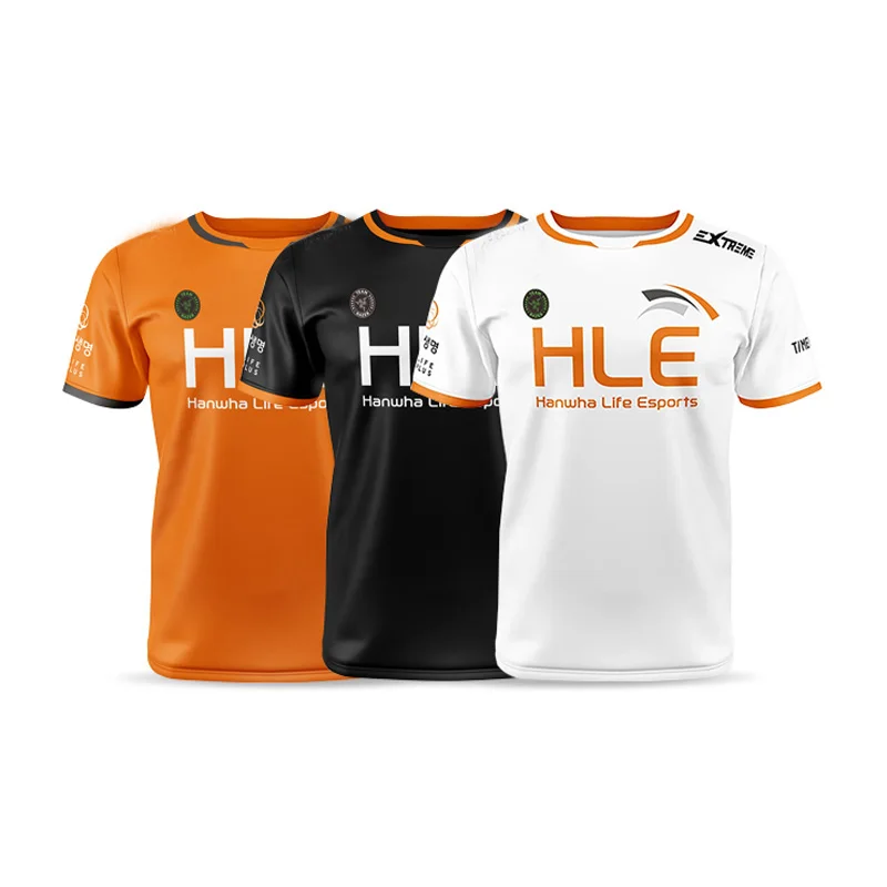 2023 New HLE Team UNIFORM Tri-color LCK Theater LOL Soccer Jersey DATA2 ESports Apparel Top Fans' Short Sleeve Super Large
2023 New HLE Team UNIFORM Tri-color LCK Theater LOL Soccer Jersey DATA2 ESports Apparel Top Fans' Short Sleeve Super Large