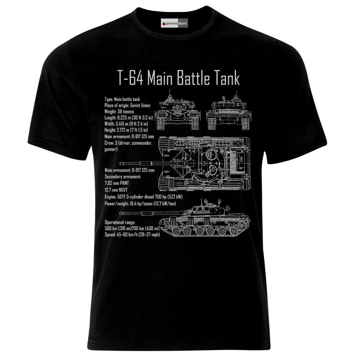 USSR Russia Russland Panzer Soviet Union T-64 Tank Blueprint T-Shirt. Summer Cotton Short Sleeve O-Neck Mens T Shirt New S-3XL
USSR Russia Russland Panzer Soviet Union T-64 Tank Blueprint T-Shirt. Summer Cotton Short Sleeve O-Neck Mens T Shirt New S-3XL