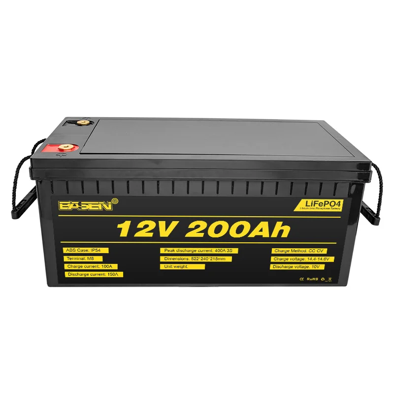 Hot Sales Energy 12v 200Ah rechargeable lithium storage battery for Solar Systems
Hot Sales Energy 12v 200Ah rechargeable lithium storage battery for Solar Systems