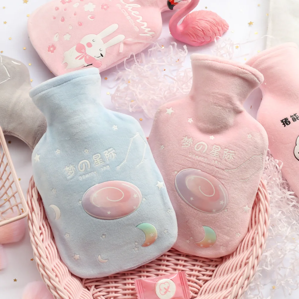 

Hot water bag warm baby warm water bag plush water injection students cute compress belly size mini hand warming treasure