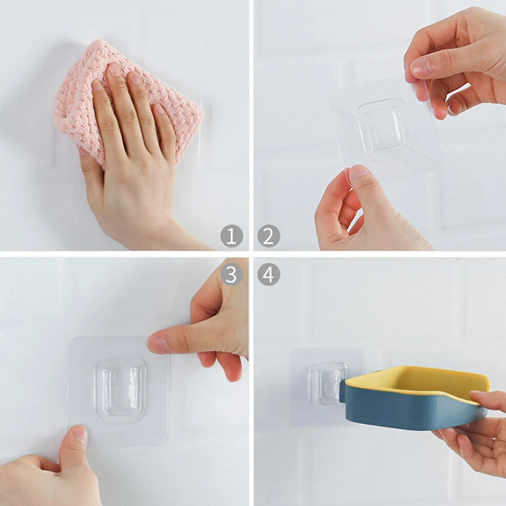 Holders Soap Dish 13 Cm* 10cm*3cm Easy Clean Shower Accessory Soap Dish Strong Stick Suction Tray Sponge Holder
Holders Soap Dish 13 Cm* 10cm*3cm Easy Clean Shower Accessory Soap Dish Strong Stick Suction Tray Sponge Holder