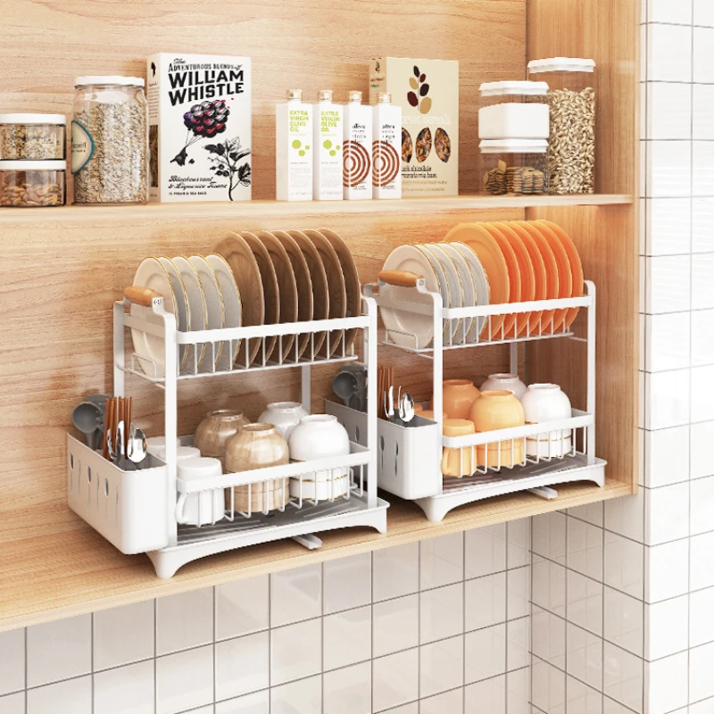 New 2/3Layers Kitchen Storage Dish Rack Dish Household Tableware Chopsticks Stainless Steel Rack Organizer Household Accessories
New 2/3Layers Kitchen Storage Dish Rack Dish Household Tableware Chopsticks Stainless Steel Rack Organizer Household Accessories