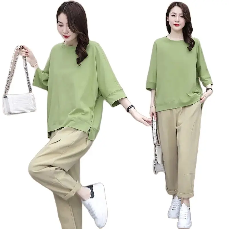 Single/Set Women Spring Summer Suit 2022 Female Casual Sportswear Outfit Korean Pants Set Loose Pants Two-Piece Set B
Single/Set Women Spring Summer Suit 2022 Female Casual Sportswear Outfit Korean Pants Set Loose Pants Two-Piece Set B