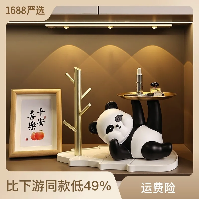 Resin Decorative Panda Tray Entryway Ornaments Living Room Key Storage Desktop Resin Statue Home Decor Sculpture Craft Gift
Resin Decorative Panda Tray Entryway Ornaments Living Room Key Storage Desktop Resin Statue Home Decor Sculpture Craft Gift