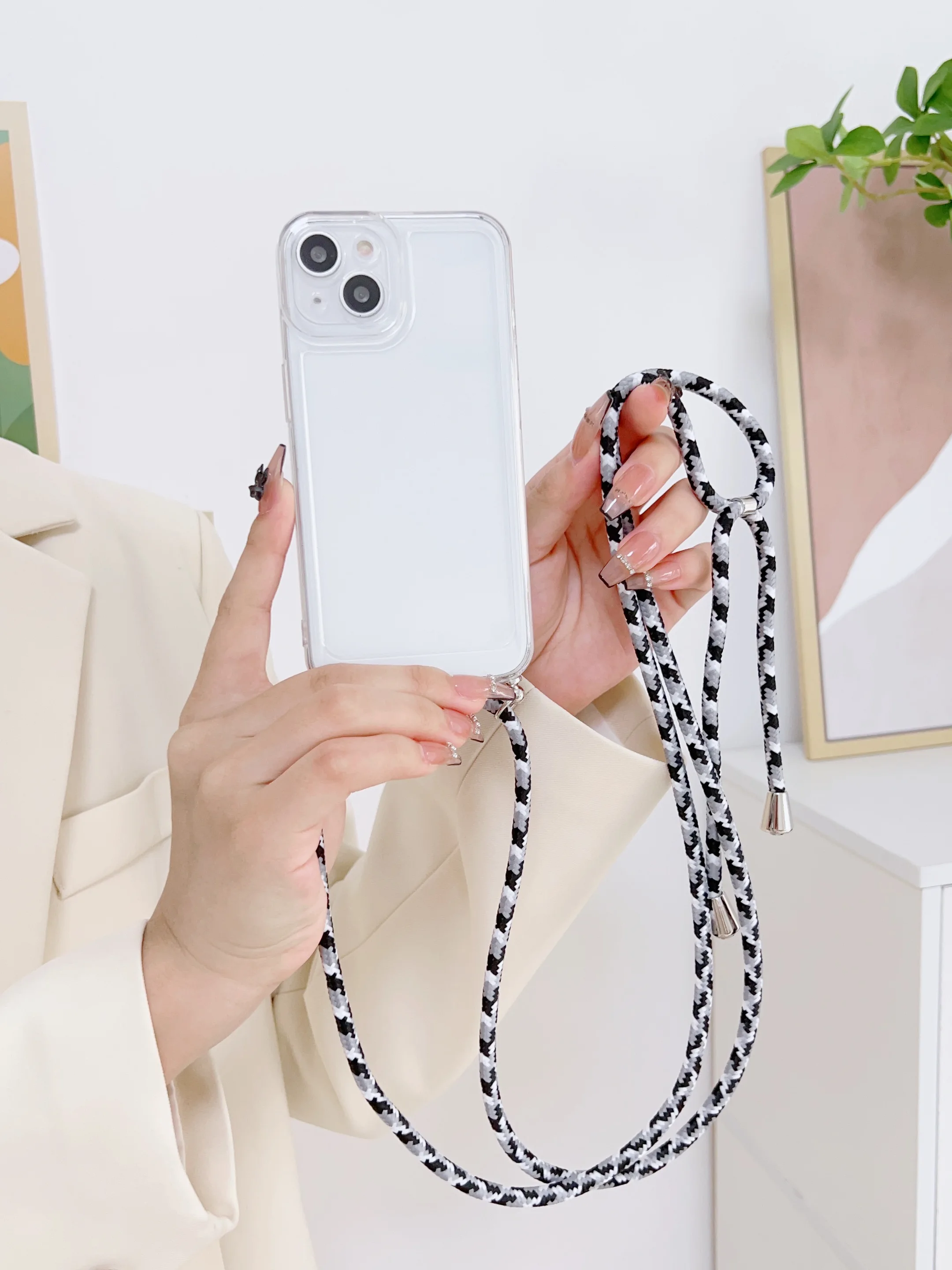Deluxe Shockproof Transparent Phone Case for iPhone 14 13 12 11 Pro Max X XR XS 7 8 Plus Silicone with Adjustable Strap
Deluxe Shockproof Transparent Phone Case for iPhone 14 13 12 11 Pro Max X XR XS 7 8 Plus Silicone with Adjustable Strap