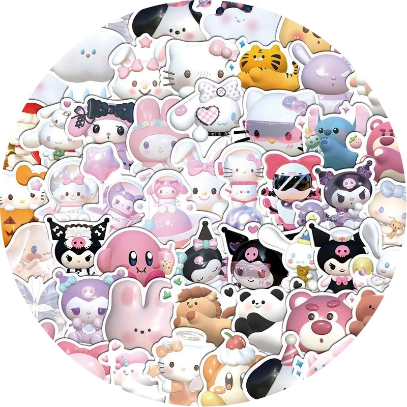 51Pcs Hello Kitty Sticker Toys for Girls Kawaii Stickers Cute Sticker Pack Sanrio Stickers Laptop Skin DIY Doodle stickers
51Pcs Hello Kitty Sticker Toys for Girls Kawaii Stickers Cute Sticker Pack Sanrio Stickers Laptop Skin DIY Doodle stickers
