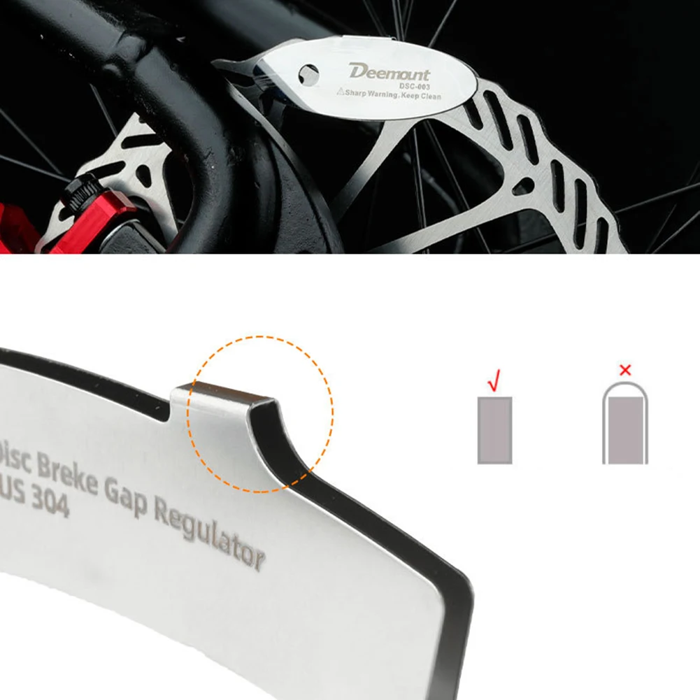 Disc Brake Clearance Adjuster Stainless Steel Easy Adjustment DSC-02/03 304 Stainless Steel Bike Accessories Prevent Noise
Disc Brake Clearance Adjuster Stainless Steel Easy Adjustment DSC-02/03 304 Stainless Steel Bike Accessories Prevent Noise