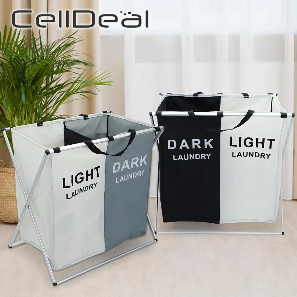 1/2/3 Grid Dirty Clothes Storage Basket Organizer Basket Collapsible Large Laundry Hamper Waterproof Oxford Cloth Storage Bucket
1/2/3 Grid Dirty Clothes Storage Basket Organizer Basket Collapsible Large Laundry Hamper Waterproof Oxford Cloth Storage Bucket