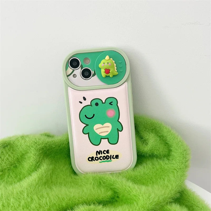 Stereo Sliding Window Cartoon Dinosaur Phone Case Cover for IPhone 11 12 13 Pro X XR XS Max Shockproof Case for IPhone 13 Cases
Stereo Sliding Window Cartoon Dinosaur Phone Case Cover for IPhone 11 12 13 Pro X XR XS Max Shockproof Case for IPhone 13 Cases