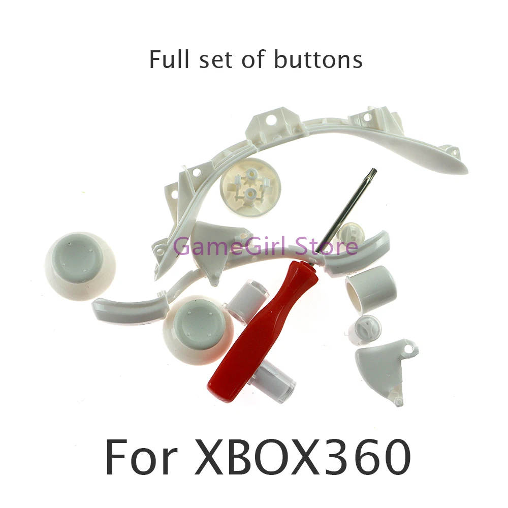 1 комплект полных наборов кнопок и отверток T8 для Xbox360 xbox 360 сменные комплекты