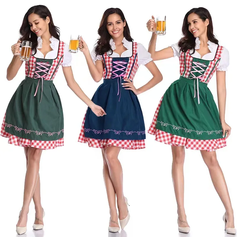 

New Halloween Costume Maid Cosplay Munich Beer Festival Attendant Costume Bar Party Performance Costume 2023