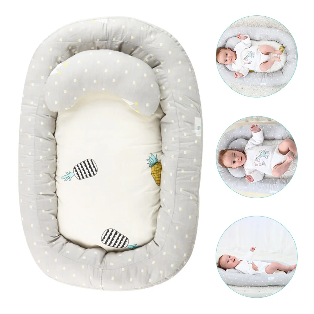 Baby Lounger Pillow Breathable Polyester Universal Crib Mat Newborn Insert Bed for Infant Baby Newborn
Baby Lounger Pillow Breathable Polyester Universal Crib Mat Newborn Insert Bed for Infant Baby Newborn