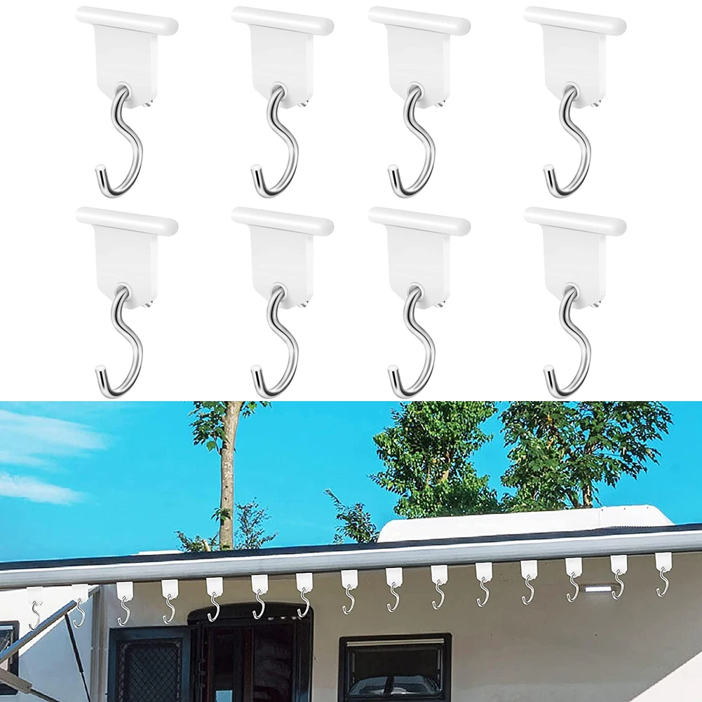 8PCS S-Shaped Camping Awning Hooks Clips RV Tent Hangers Light Hangers Party Light Hangers For Caravan Camper Accessories Hooks
8PCS S-Shaped Camping Awning Hooks Clips RV Tent Hangers Light Hangers Party Light Hangers For Caravan Camper Accessories Hooks