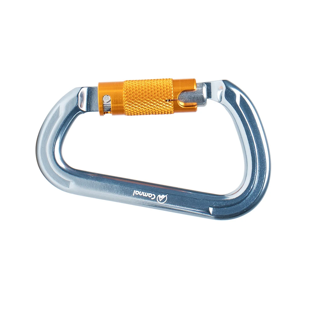 Rock Climbing Carabiner Professional Automatic Safe Lock Accessory D-shape Body Protecting Tool Safety Buckle for Outdoor Sport
Rock Climbing Carabiner Professional Automatic Safe Lock Accessory D-shape Body Protecting Tool Safety Buckle for Outdoor Sport