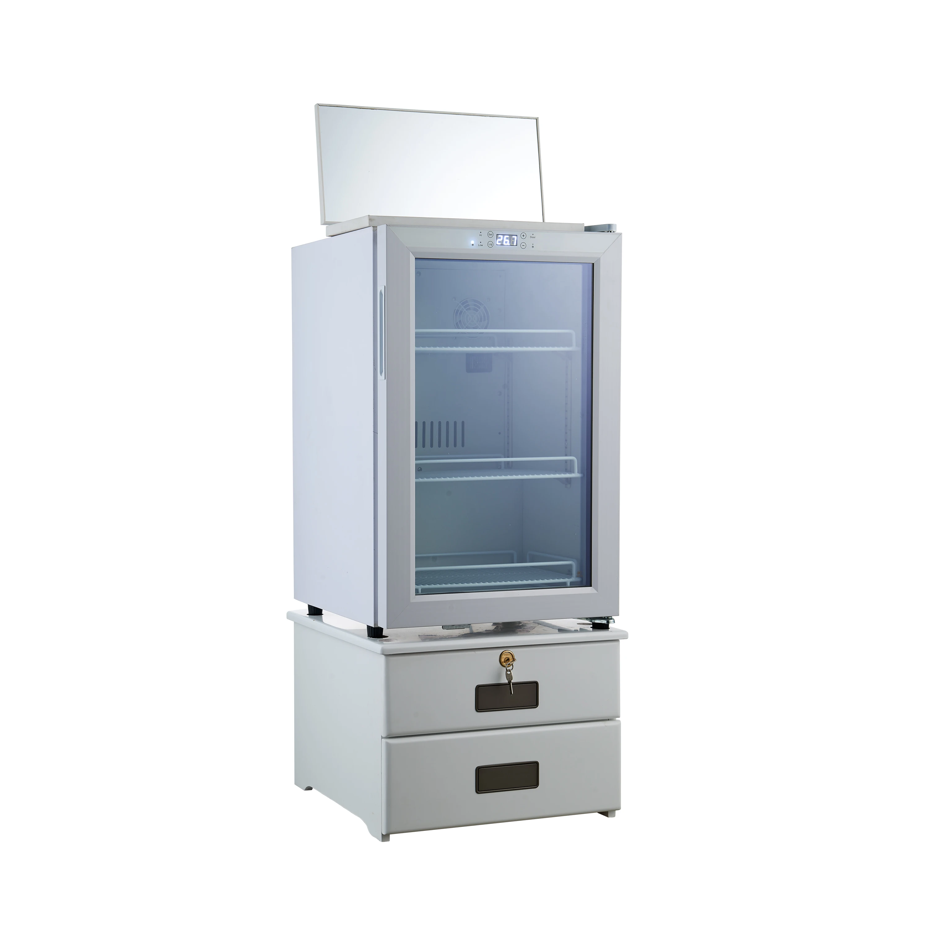 Factory manufacturer glass door makeup skin care beauty small mini cosmetic fridge
Factory manufacturer glass door makeup skin care beauty small mini cosmetic fridge