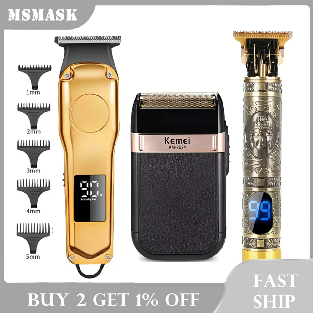 Professional Barber Hair Clipper Rechargeable Electric T-Outliner Cutting Machine Beard Trimmer Shaver Razor for Men Cutter
Professional Barber Hair Clipper Rechargeable Electric T-Outliner Cutting Machine Beard Trimmer Shaver Razor for Men Cutter