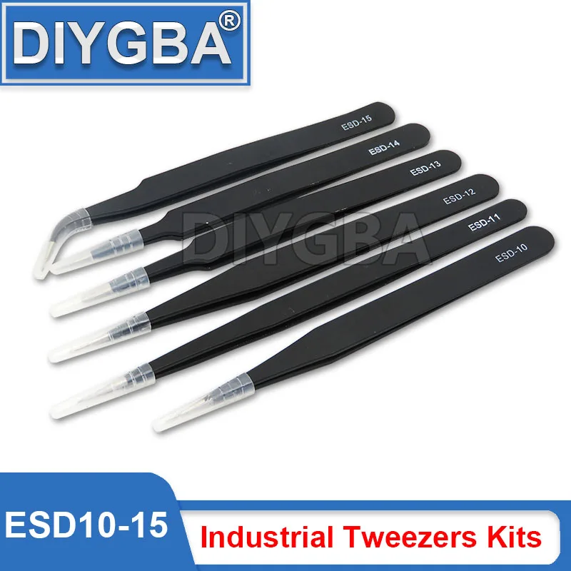 1,5 мм Φ ESD-10 ESD-11 ESD-12 ESD-13 Промышленный Набор пинцетов, антистатический набор пинцетов из нержавеющей стали, инструменты для ремонта
1,5 мм Φ ESD-10 ESD-11 ESD-12 ESD-13 Промышленный Набор пинцетов, антистатический набор пинцетов из нержавеющей стали, инструменты для ремонта