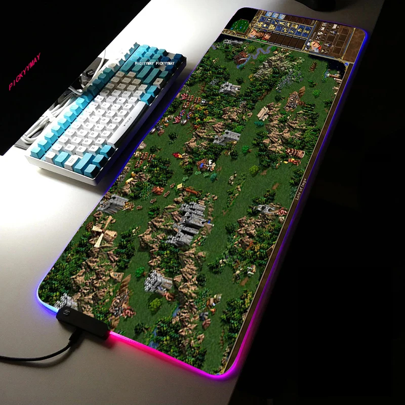 Heroes of Might and Magic RGB Gaming Mouse Pad Large Home Mousepad Gamer Office Natural Rubber XXL Mouse Mat LED Light Mats Game
Heroes of Might and Magic RGB Gaming Mouse Pad Large Home Mousepad Gamer Office Natural Rubber XXL Mouse Mat LED Light Mats Game