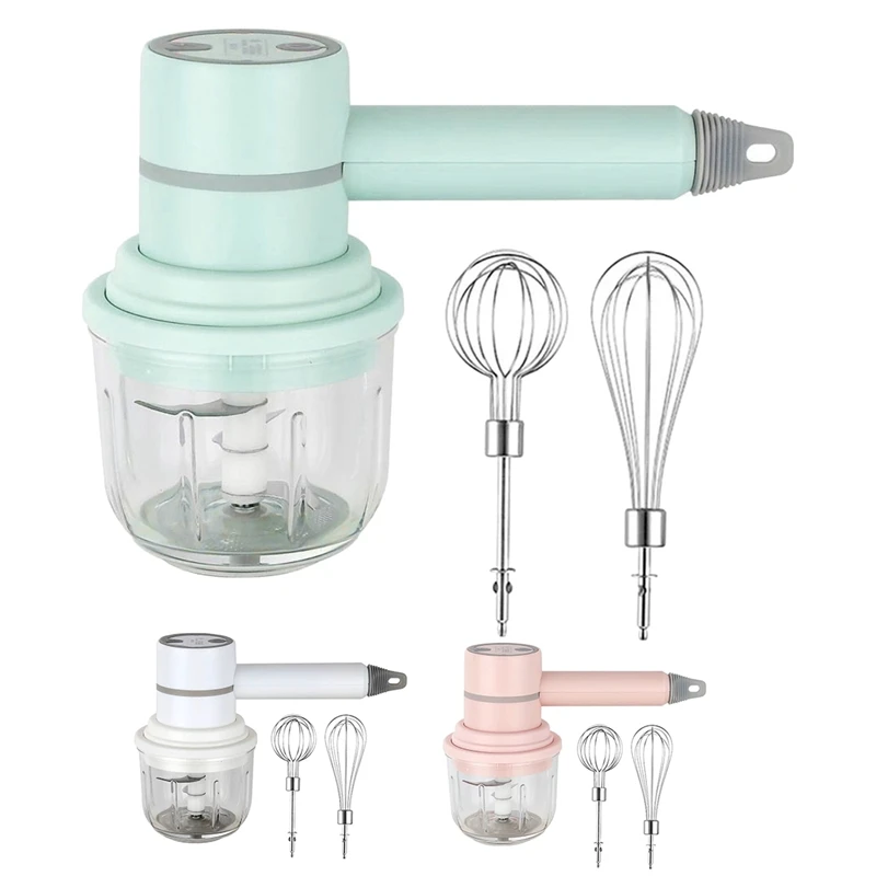 2 In 1 Electric Hand Mixer Blender Garlic Chopper Portable Egg Beater USB Charging Household Electric Handheld Whisk
2 In 1 Electric Hand Mixer Blender Garlic Chopper Portable Egg Beater USB Charging Household Electric Handheld Whisk