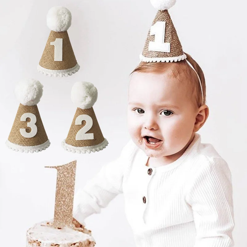 1pcs Burlap Birthday Hat Headband Baby 1 2 3 4 5 6 7 8 9 Year Boy Girl Newborn Baby Happy Birthday Party Decorations Kids Gift
1pcs Burlap Birthday Hat Headband Baby 1 2 3 4 5 6 7 8 9 Year Boy Girl Newborn Baby Happy Birthday Party Decorations Kids Gift