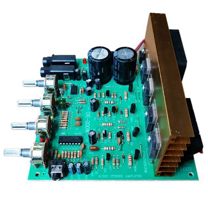 Плата усилителя мощности звука 200 Вт 2,0, Hi-Fi стерео усилитель, цифровой ревербератор, усилитель микрофона, тон 
Плата усилителя мощности звука 200 Вт 2,0, Hi-Fi стерео усилитель, цифровой ревербератор, усилитель микрофона, тон