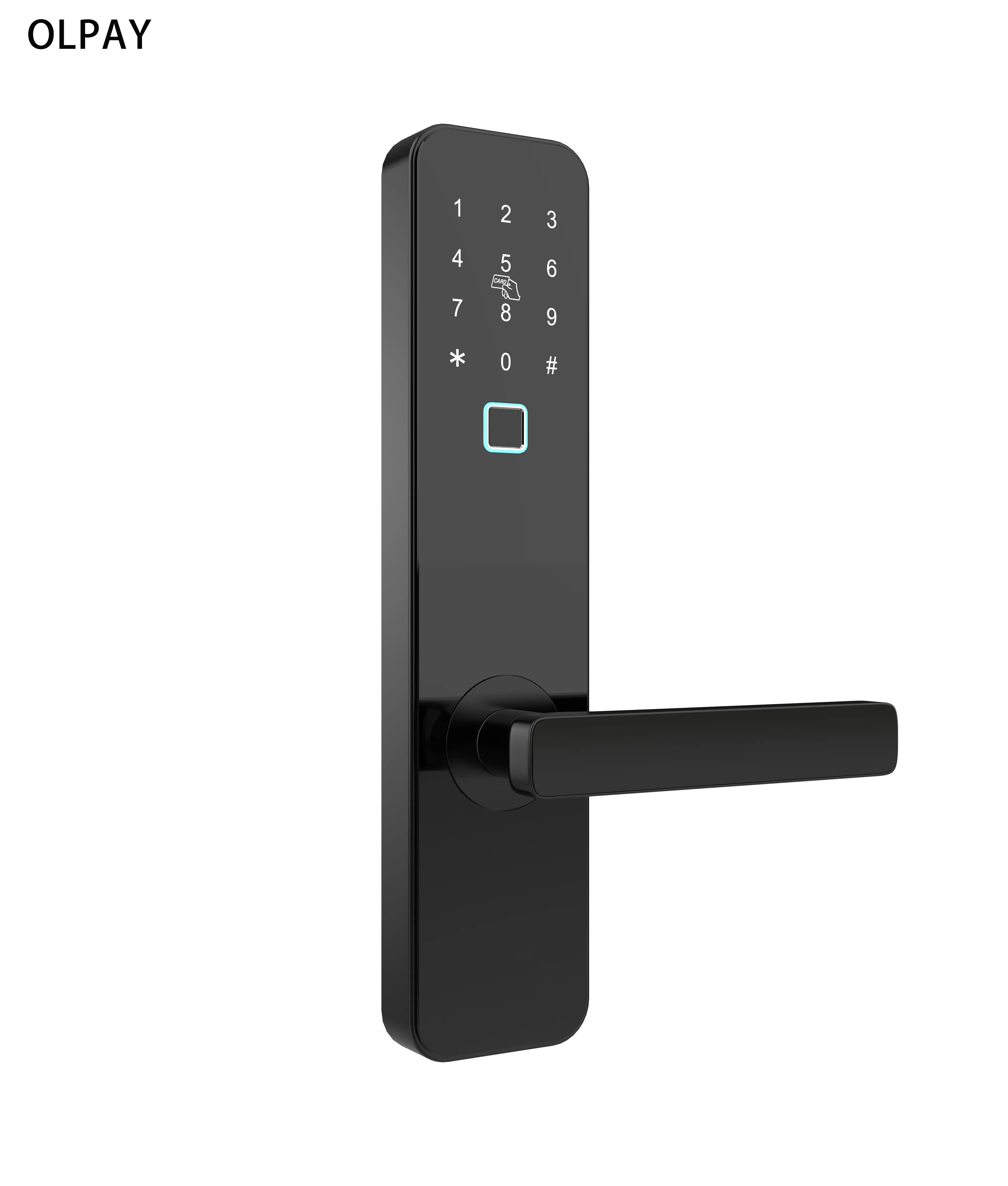 Electronic WiFi Fingerprint Door Lock Code,Card, Key Touch Screen Digital Password Lock WIFI Smart Lock with Tuya Smart APP Ele
Electronic WiFi Fingerprint Door Lock Code,Card, Key Touch Screen Digital Password Lock WIFI Smart Lock with Tuya Smart APP Ele