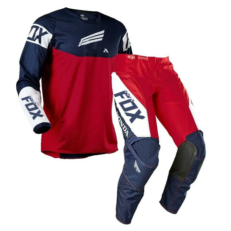 NEW For Noiz Fox 180 360 Flexair MX Jersey Pants Motocross Racing Gear Set for Honda Mountain Bicycle Off road Motorcycle Kits
NEW For Noiz Fox 180 360 Flexair MX Jersey Pants Motocross Racing Gear Set for Honda Mountain Bicycle Off road Motorcycle Kits