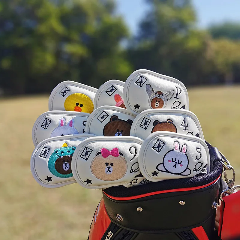 Golf Digital Gradient Iron Head Cover Iron Head Wedge Copper 4-9 Asp Variety Of Golf Club Protectors Cartoon。Magnetic Suction
Golf Digital Gradient Iron Head Cover Iron Head Wedge Copper 4-9 Asp Variety Of Golf Club Protectors Cartoon。Magnetic Suction