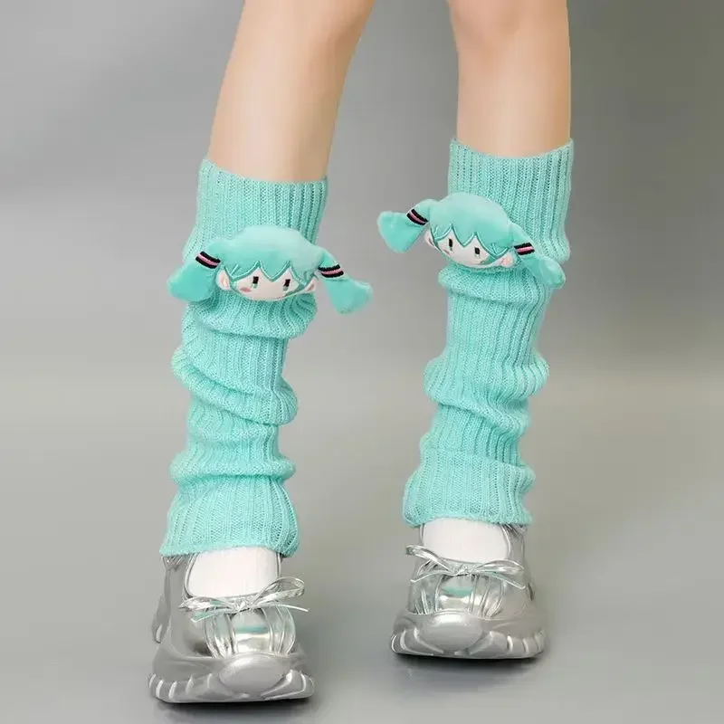 Высокие бедра Hatsune Miku с цветами Kawaii Macaron милые леггинсы Lolita для девочек