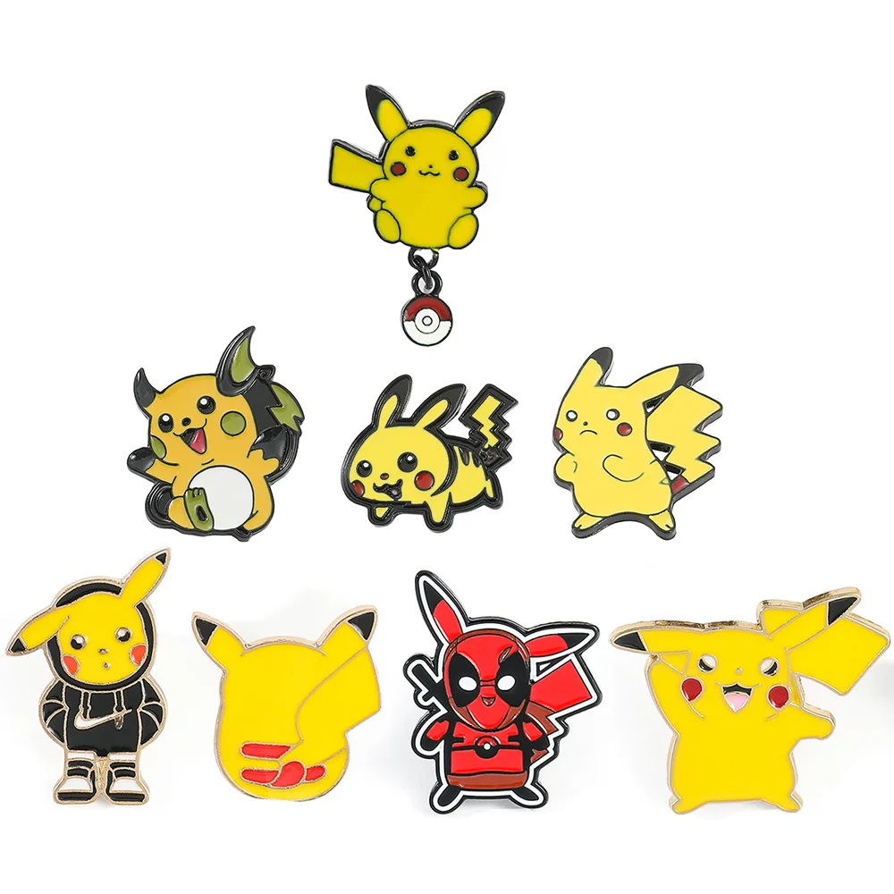 Pokemon Pikachu Lapel Pins Metal Enamel Brooch Badges on Backpack Clothing Jeans Accessories Jewelry Decoration for Kids Gift
Pokemon Pikachu Lapel Pins Metal Enamel Brooch Badges on Backpack Clothing Jeans Accessories Jewelry Decoration for Kids Gift