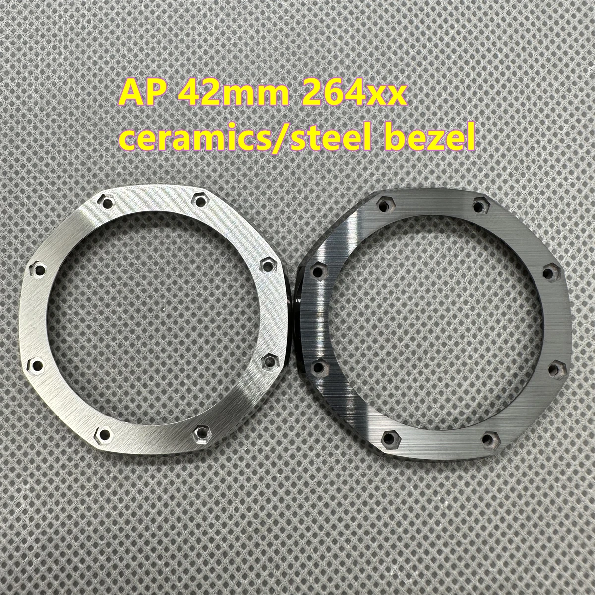 

Watchmaker watch Parts Royal Oak steel ceramics bezel for 42mm AP 264xx Chronograph Parts