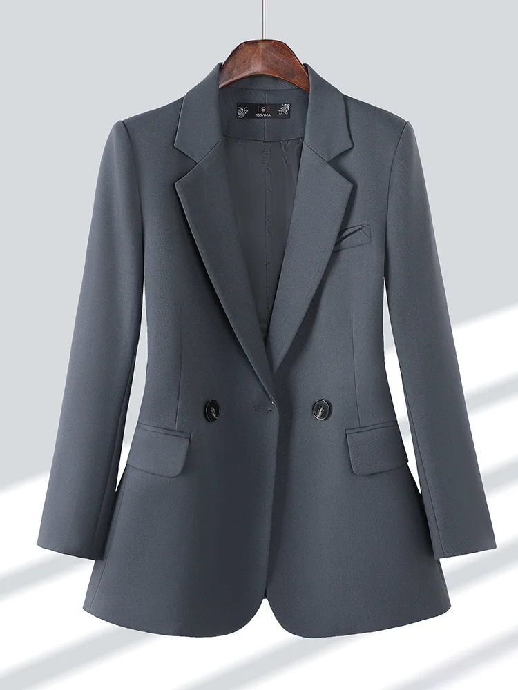 Women Classic Long Sleeve Single Breasted Formal Blazer Solid Business Work Wear Office Ladies Female Suit Jacket Clothes
Women Classic Long Sleeve Single Breasted Formal Blazer Solid Business Work Wear Office Ladies Female Suit Jacket Clothes