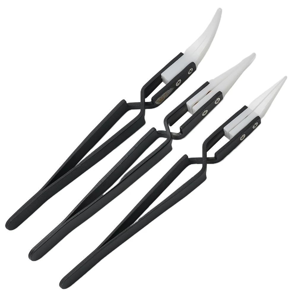 Ceramic Tweezers Tweezers Anti-Static Ceramic Electronic Soldering Precision Reverse Acid Resistant Straight Tip
Ceramic Tweezers Tweezers Anti-Static Ceramic Electronic Soldering Precision Reverse Acid Resistant Straight Tip