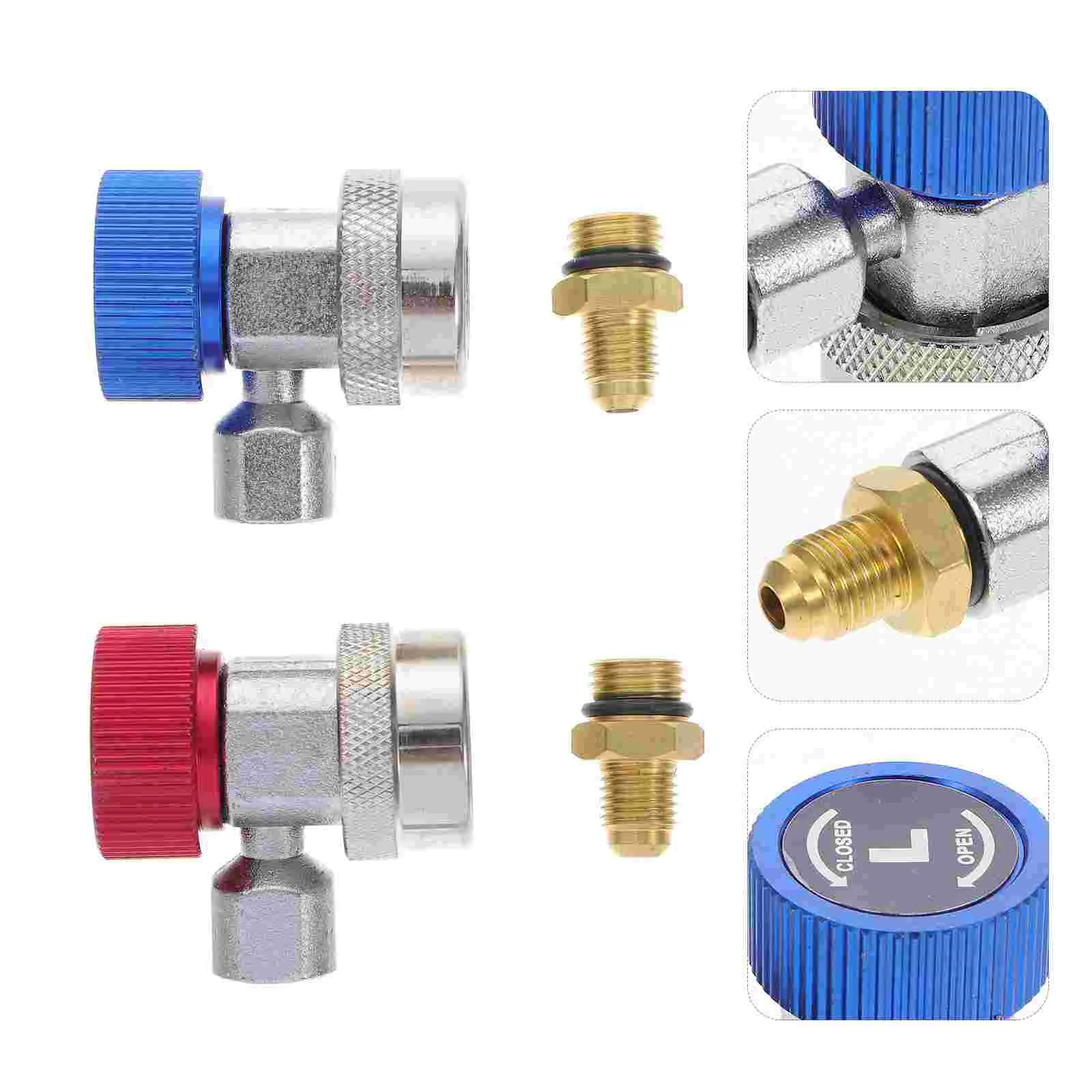 AC R134A Adapter Quick Connector R134A Coupler Connector Adjustable Coupler Adapter High& Low 1/ 4 SAE HVAC
AC R134A Adapter Quick Connector R134A Coupler Connector Adjustable Coupler Adapter High& Low 1/ 4 SAE HVAC