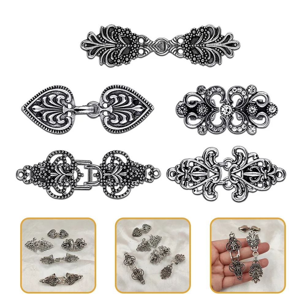 5 Pcs Sweater Clip Vintage Retro Dresses Clips Cardigans Shirt Piece Set Collar Women Alloy Shawl Women's Cinch
5 Pcs Sweater Clip Vintage Retro Dresses Clips Cardigans Shirt Piece Set Collar Women Alloy Shawl Women's Cinch