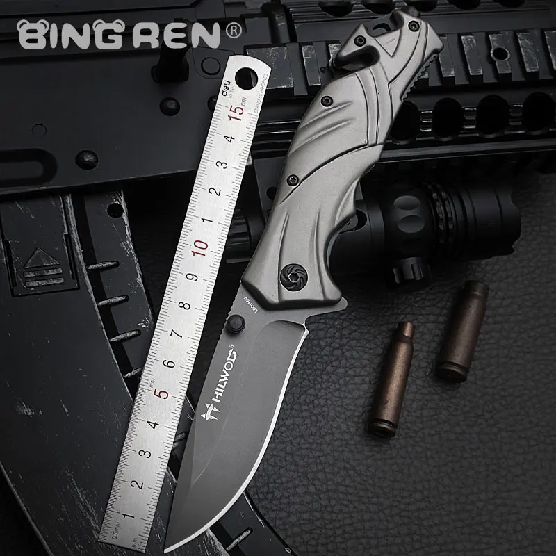 RG outdoor multifunctional folding knife wilderness survival field self-defense knife portable knife high hardness army knife
RG outdoor multifunctional folding knife wilderness survival field self-defense knife portable knife high hardness army knife