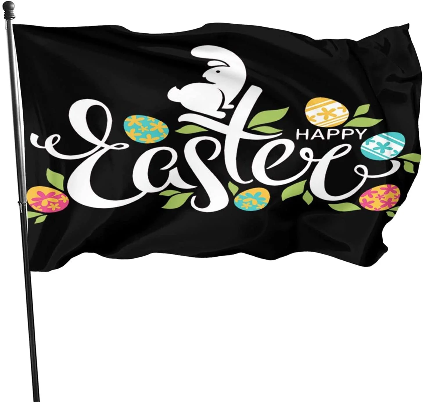 Happy Easter Bright Flag 3x5 FT Decorations Party Supplies, Flags for Home House Outdoor Indoor Decor (One Side Printed)
Happy Easter Bright Flag 3x5 FT Decorations Party Supplies, Flags for Home House Outdoor Indoor Decor (One Side Printed)