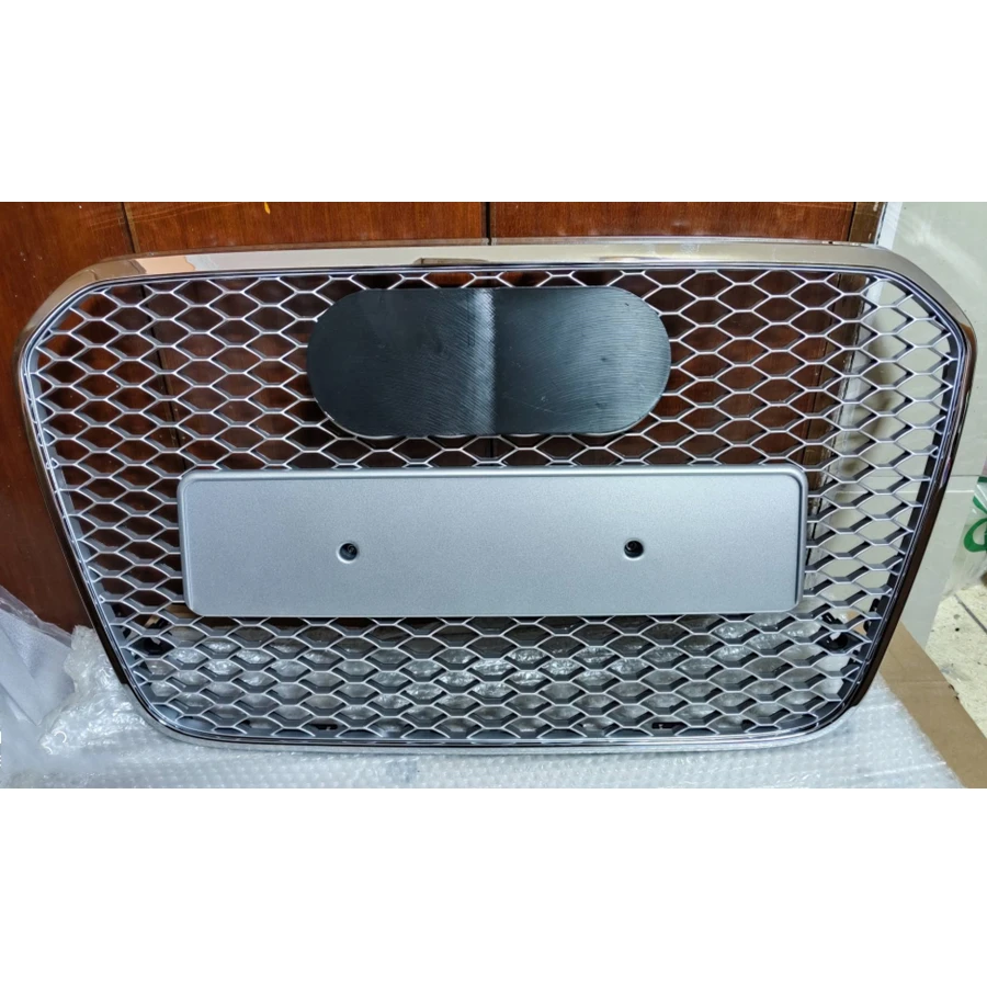 For RS6 Style Front Sport Hex Mesh Honeycomb Hood Grill Chrome Frame Silver Grill for Audi A6/S6 C7 2012 2013 2014 2015
For RS6 Style Front Sport Hex Mesh Honeycomb Hood Grill Chrome Frame Silver Grill for Audi A6/S6 C7 2012 2013 2014 2015