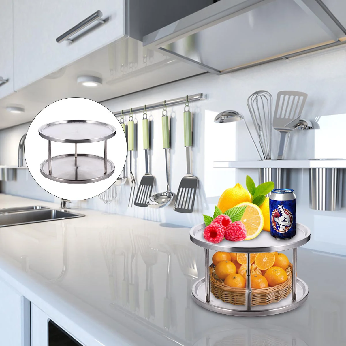 Rack Organizer Kitchen Turntable Holder Condiment Jar Makeup Pantry Cabinet Stand Bottle Stoarge Bathroom Rotary Susan Lazy
Rack Organizer Kitchen Turntable Holder Condiment Jar Makeup Pantry Cabinet Stand Bottle Stoarge Bathroom Rotary Susan Lazy