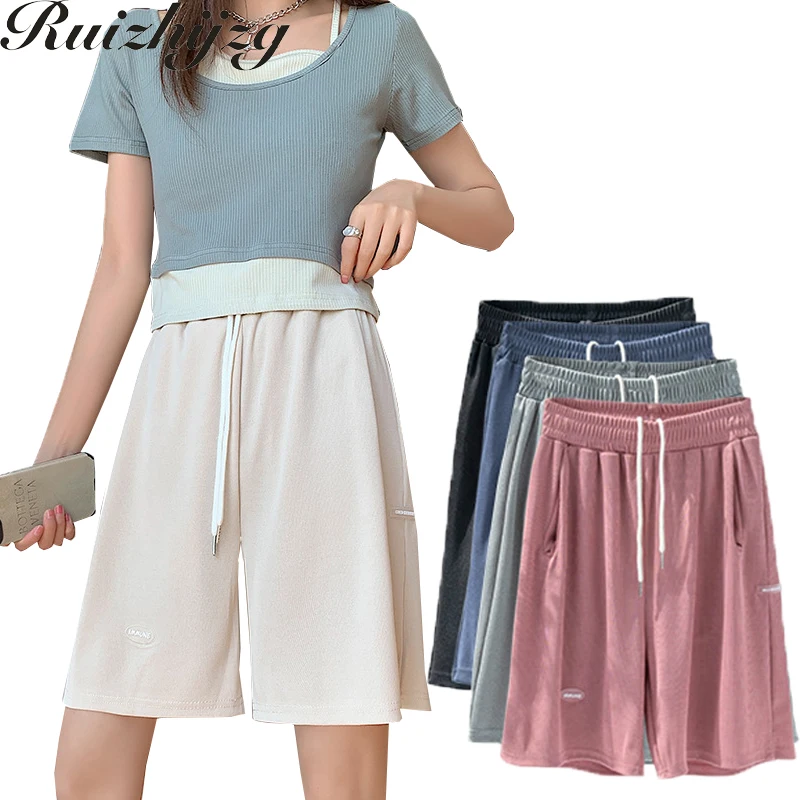 Ruizhijzg 40-70kg Ice silk Shorts Women's Summer Thin 2022 New Fashion Loose Casual Elastic High Waist Straight Cut Leisure Wide
Ruizhijzg 40-70kg Ice silk Shorts Women's Summer Thin 2022 New Fashion Loose Casual Elastic High Waist Straight Cut Leisure Wide