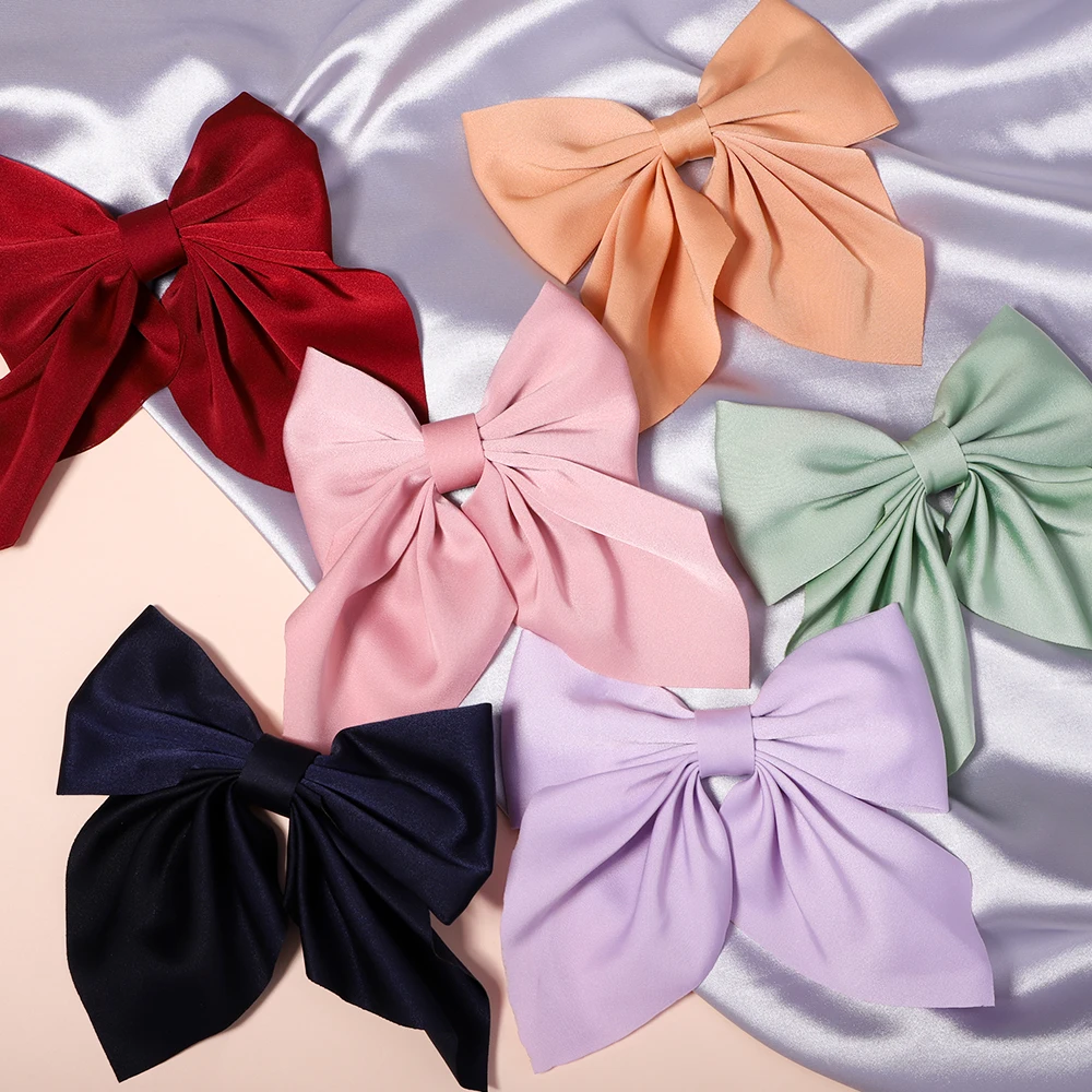 Korean Big Hair Bow Ties Hair Clips Satin Two Layer Butterfly Bow For Women Bowknot Hairpins Trendy Hairpin Girl Hair Accessory
Korean Big Hair Bow Ties Hair Clips Satin Two Layer Butterfly Bow For Women Bowknot Hairpins Trendy Hairpin Girl Hair Accessory
