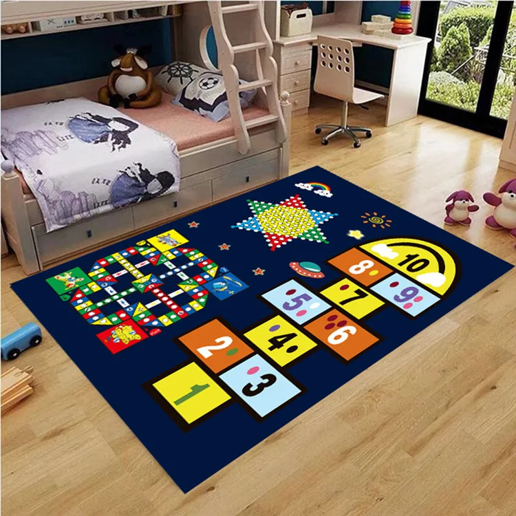 Thickened cartoon puzzle parent-child game sports hopscotch carpet bedroom room kindergarten children crawling mat
Thickened cartoon puzzle parent-child game sports hopscotch carpet bedroom room kindergarten children crawling mat