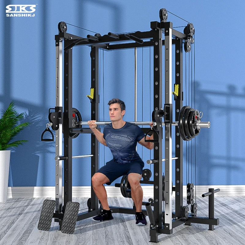 Летающая Птица тренировочный козловой свободный приседаний с нажимной рамой бытовой многофункциональный Смит машина Комплексный тренаже...
Летающая Птица тренировочный козловой свободный приседаний с нажимной рамой бытовой многофункциональный Смит машина Комплексный тренаже...