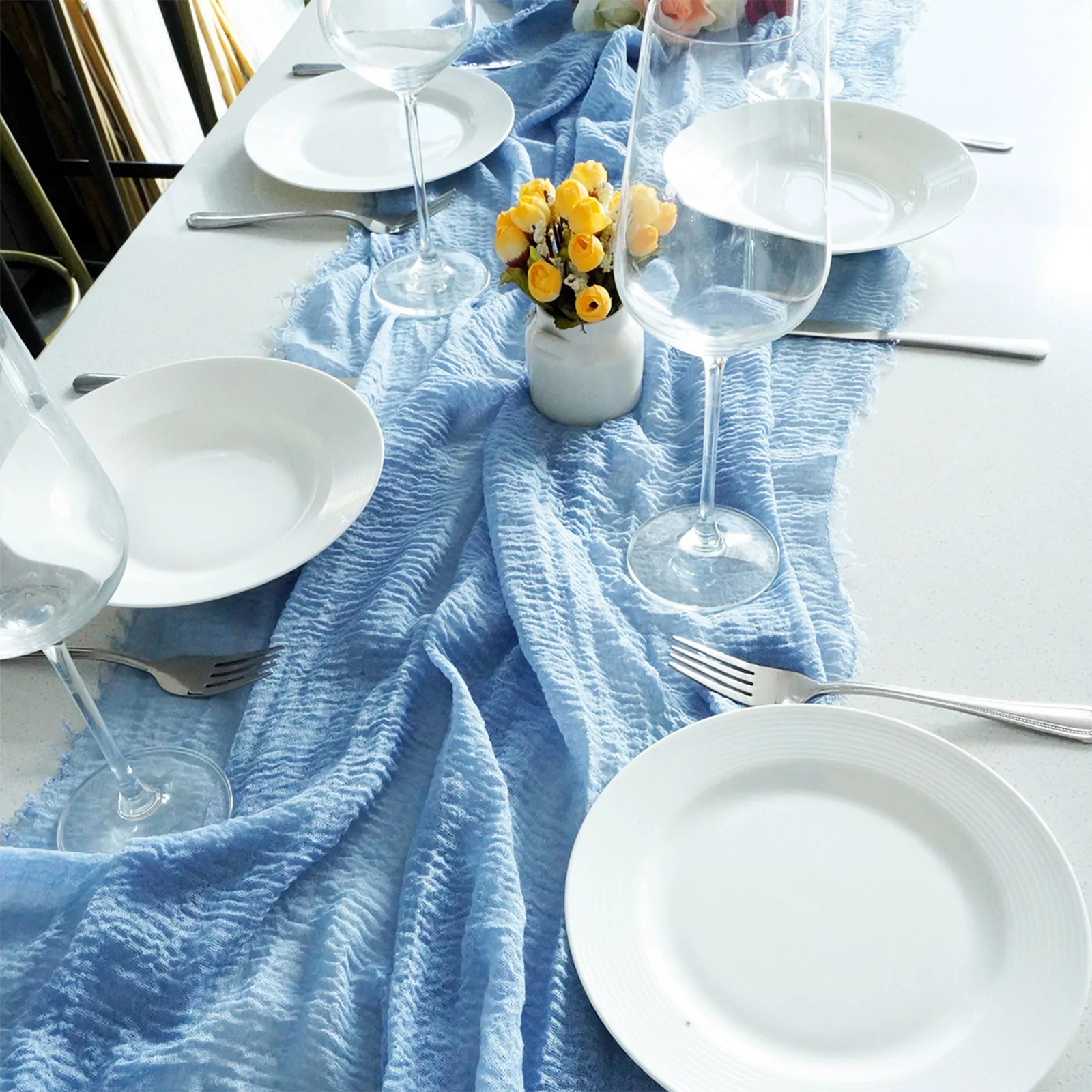 Retro Dinner Table Runners Strap Raw Edge Cheese Cloth Cotton Fabric Raw Fringed Trim Gauze Crepe Napkins Rustic Wedding Party
Retro Dinner Table Runners Strap Raw Edge Cheese Cloth Cotton Fabric Raw Fringed Trim Gauze Crepe Napkins Rustic Wedding Party