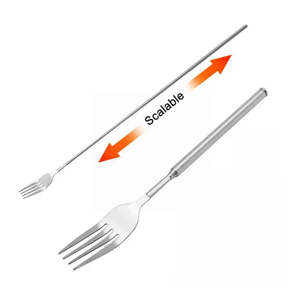 Retro Fork BBQ Telescopic Extendable Dinner Fruit Dessert Fork Long Handle B0Q6 Steel Cutlery KitchenTableware Fork Stainle V3O2
Retro Fork BBQ Telescopic Extendable Dinner Fruit Dessert Fork Long Handle B0Q6 Steel Cutlery KitchenTableware Fork Stainle V3O2