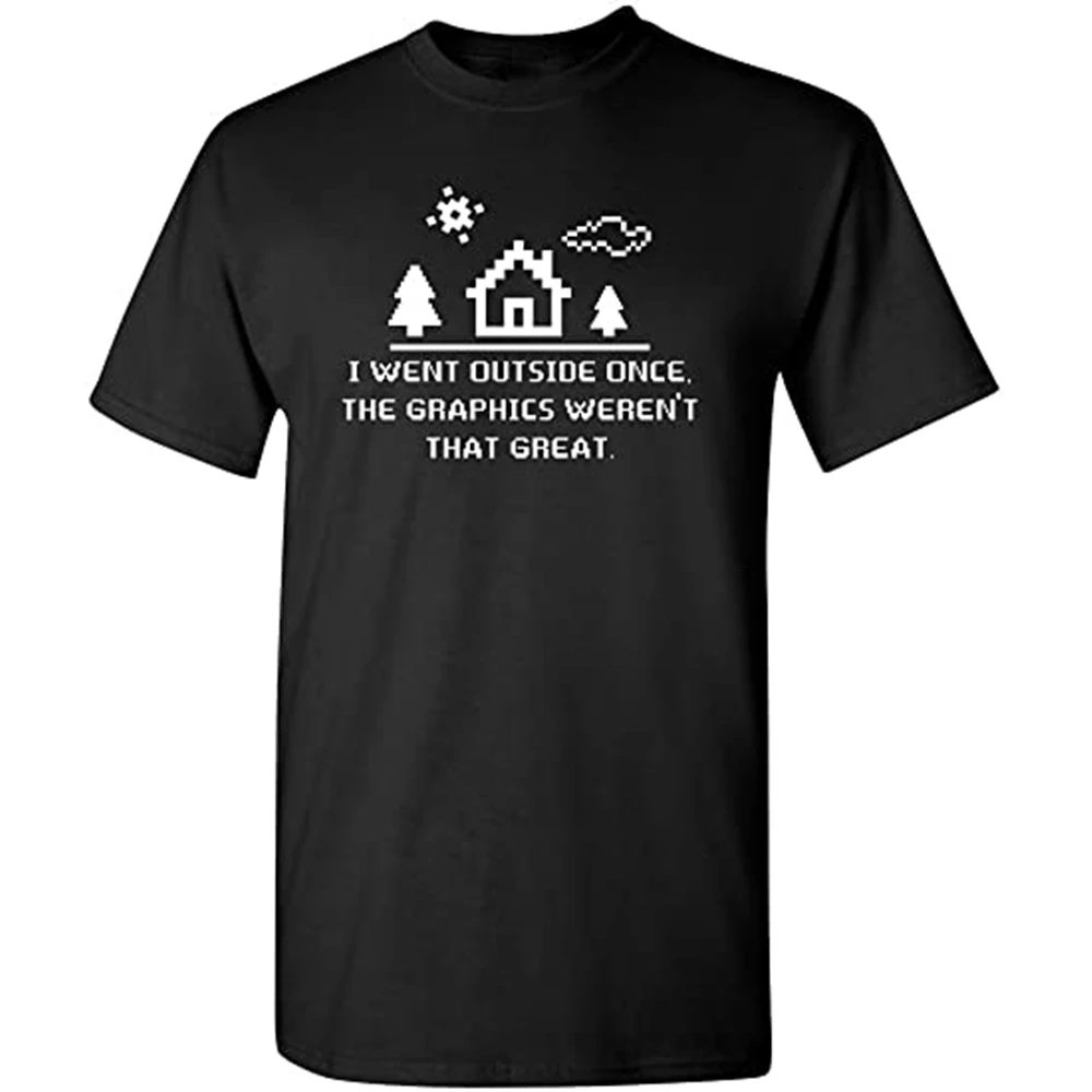 CLOOCL Adult Humor Graphic Novelty Satire T-Shirt I Went Outside Once T-shirt Black 100% Cotton Tee Men's Shirt Short Sleeve
CLOOCL Adult Humor Graphic Novelty Satire T-Shirt I Went Outside Once T-shirt Black 100% Cotton Tee Men's Shirt Short Sleeve