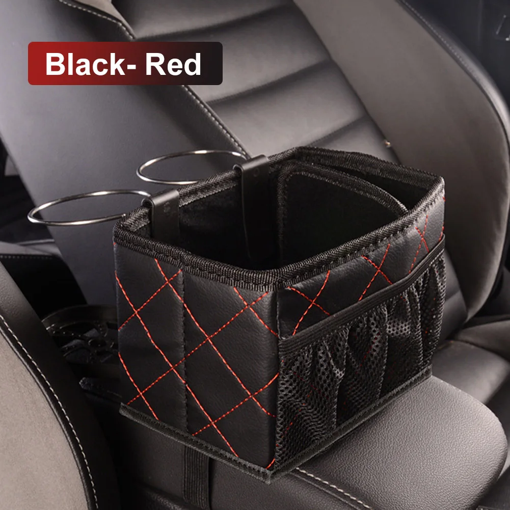 Organizer Storage Bag Tissue Boxes Water Cup Car Organizer Storage Box With 2 Folding Cup Holder PU Leather Folding Car Trunk
Organizer Storage Bag Tissue Boxes Water Cup Car Organizer Storage Box With 2 Folding Cup Holder PU Leather Folding Car Trunk