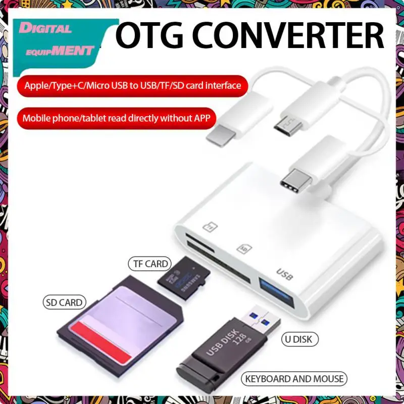 Docking Station Multifunction Adapter Secure Digital Card Reader Mini Type-c Adapter Reader Writer Tf Cf Sd Memory Card
Docking Station Multifunction Adapter Secure Digital Card Reader Mini Type-c Adapter Reader Writer Tf Cf Sd Memory Card