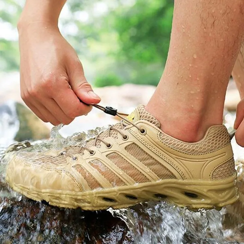 Men Amphibious Shoes Rock Reef Fishing Non-slip Sea River Stream Wading Mesh Sneakers Outdoor Rubber Sole Large Size Hiking Cool
Men Amphibious Shoes Rock Reef Fishing Non-slip Sea River Stream Wading Mesh Sneakers Outdoor Rubber Sole Large Size Hiking Cool